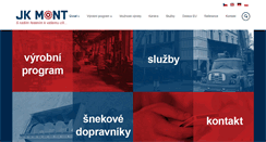 Desktop Screenshot of jkmont.cz
