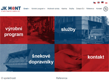 Tablet Screenshot of jkmont.cz